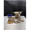 Image 1 : Very Nice Silver Plated Lot with 2 Antique Religious Books