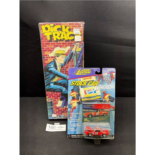 Johnny Lightning Diecast Car in Package + Dick Tracy Sealed in Original Package