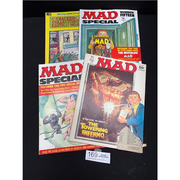 Lot of 4 Old Mad Special Magazines