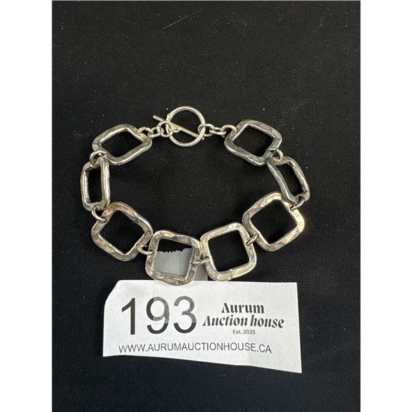 925 - Hammered Silver Bracelet