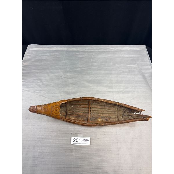 Late 1800's Vintage Coast Salish Canoe