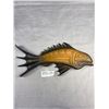 Image 1 : Carved First Nation Red Snapper Fish Signed O.R. 1998