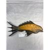 Image 2 : Carved First Nation Red Snapper Fish Signed O.R. 1998