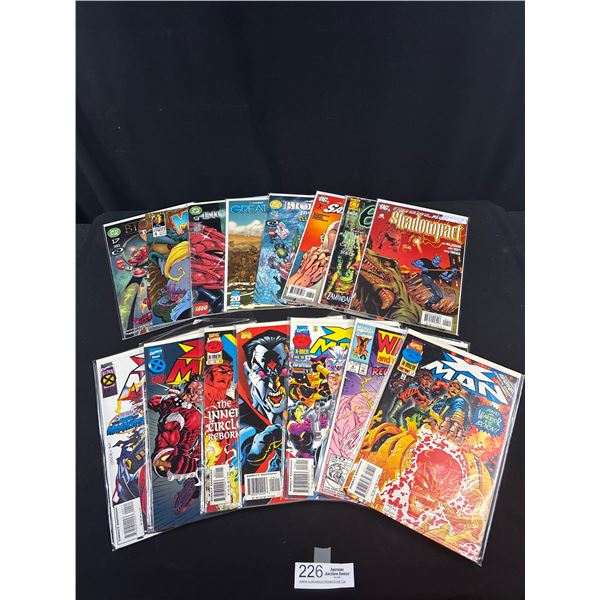 A Good Lot of 15 Quality Comics Mostly on Board in Bag