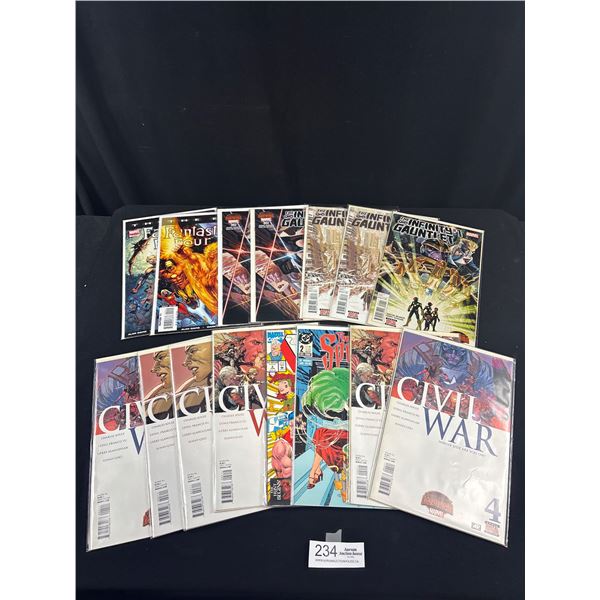 A Good Lot of 15 Quality Comics Mostly on Board in Bag