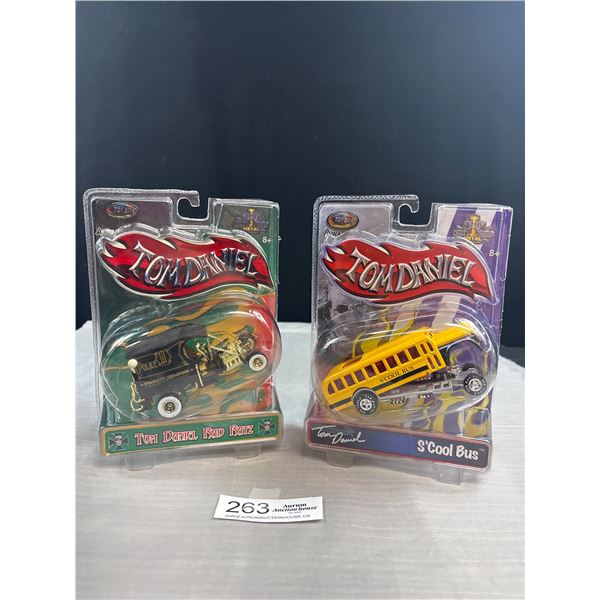 2 Tom Daniels Die Cast Cars with Original Packages Was Opened