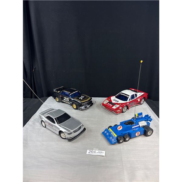 Lot of 4 Remote Control Cars No Remote