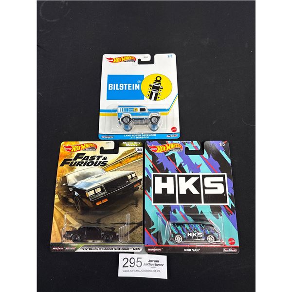3 Specialty Hot Wheels in Package