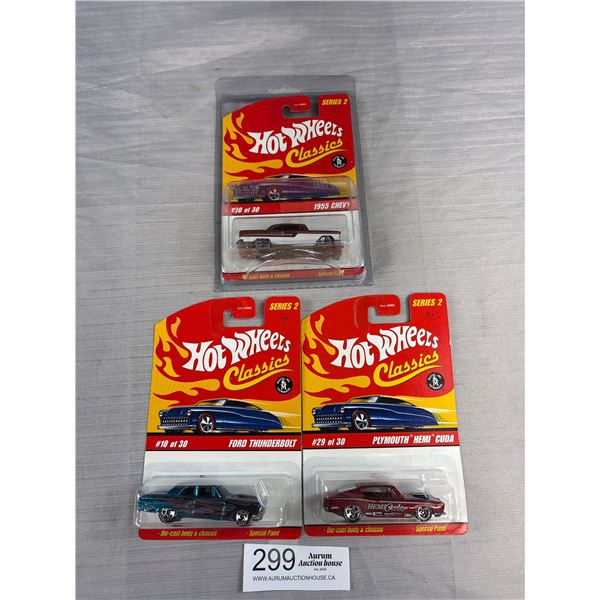 Lot of 3 Hot Wheels Classics in Original Package