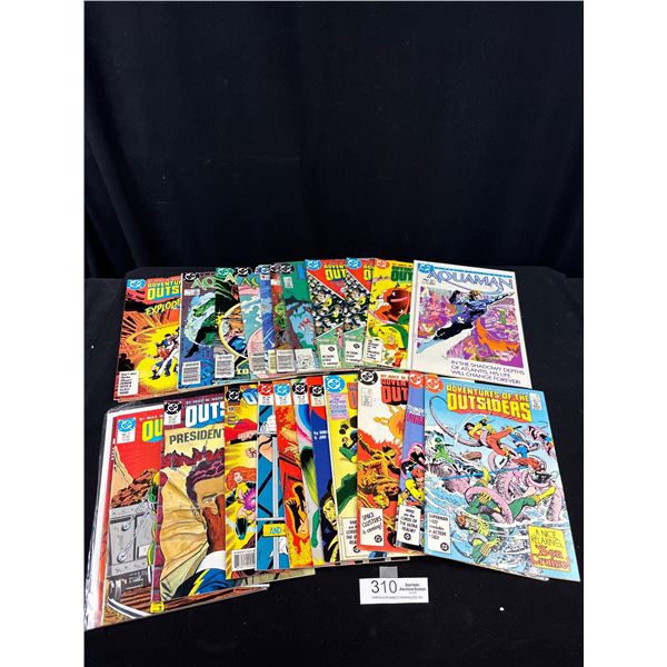A Good Lot of 25 Vintage Comics Some on Board in Bag