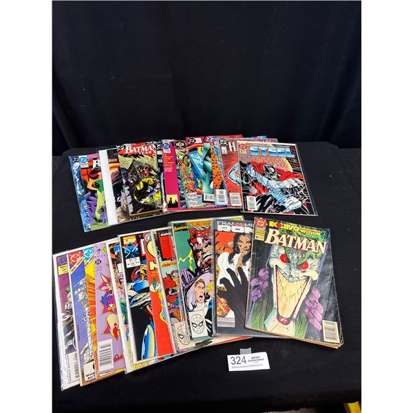 A Good Lot of 25 Vintage Comics Some on Board in Bag