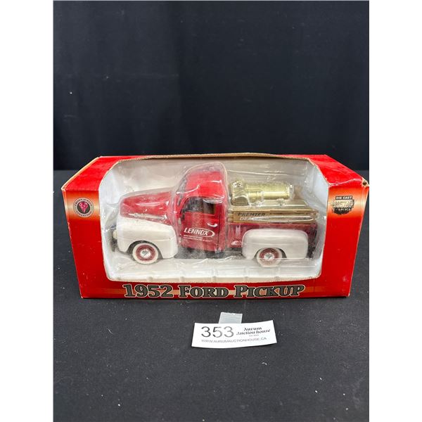 1/24th Scale Diecast 1952 Lennox Ford Pickup in Original Box