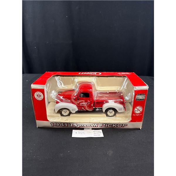 1/24th Scale Diecast 1941 Plymouth Pickup Lennox in Original Box