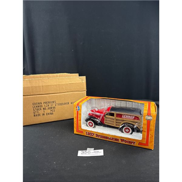 1937 Studebaker Woody 1/24th Scale Lennox Truck in Original Shipping Box