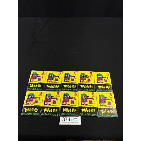 10 Unopened Packs of Weird-Ohs Collector Cards