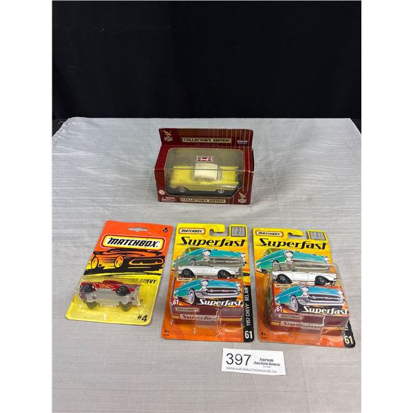 Nice Lot of Matchbox Cars In Package and Collectors Edition Diecast Car in Package