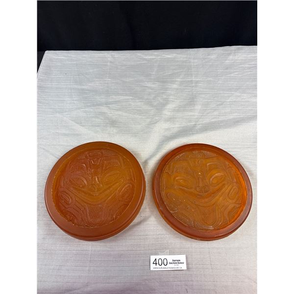 2 Vintage West Coast Native Rubber (Silicone) Art Molds