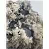 Image 9 : 9 X 11 INCH FLUORITE WITH FLOWER CALCITE QUARTZ ON STAND