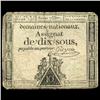Image 1 : 1792 France RARE 50 Sols Assignat Currency Hi Grade (CUR-05876)