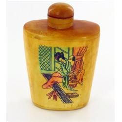 Kamasutra Chinese Bone Snuff Bottle (CLB-559)