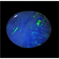 2.99ct Australian Black Opal Doublet Full Fire (GEM-22392B)