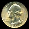 Image 1 : 1944S Washington 25c Quarter Coin Graded MS67 (COI-5300)