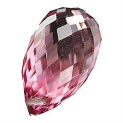 .8ct  Top Hot Pink Tourmaline Briolette (GMR-0609)