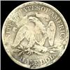 Image 2 : 1875S Seated Half Circulated (COI-5833)
