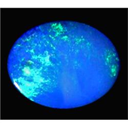 1.64ct Australian Black Opal Doublet Full Fire (GEM-22614G)