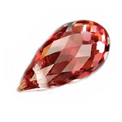 .6ct Briolette Top Hot Pink Tourmaline (GMR-0693B)