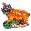 Image 1 : 900ct. Pig Statue Statue Fancy Sapphire~Topaz (GEM-2872)