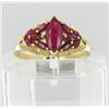 Image 1 : 1.5ct Ruby 10k Gold Ladies Ring (JEW-1676)