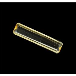 1.13ct Rectangular Natural AAA Ouro Preto Imperial Topaz IF Grade RETAIL  (GEM-1253)