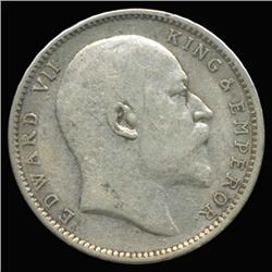 1904B India Silver Rupee High Grade (COI-6631)