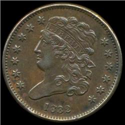 1832 Half Cent Coin High Grade Rare Variety (COI-1841)