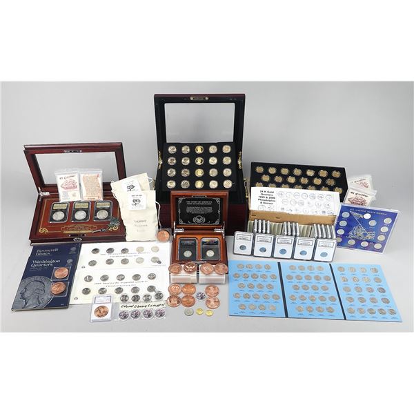 Large Lot of privately prepared sets, modern issues and sundries.,