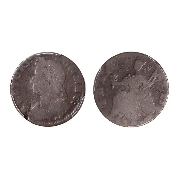 1786 Connecticut Copper 1/2P Mailed Bust Left PCGS Graffiti - Good Detail,