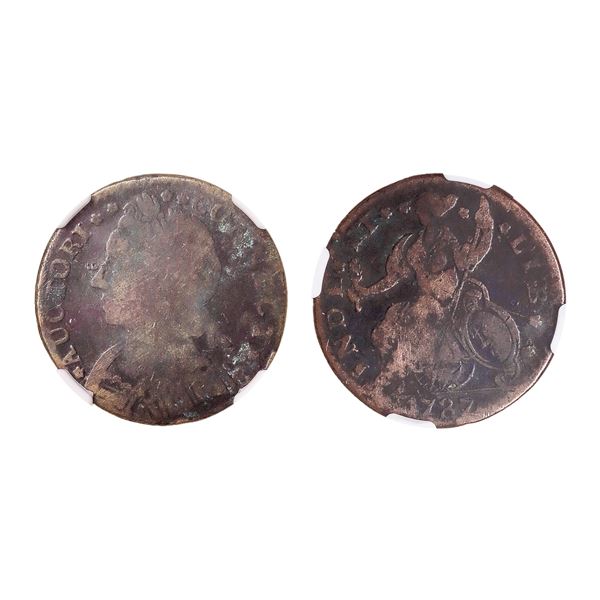 1787 Connecticut Copper, mailed bust left.,