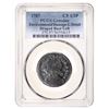 Image 2 : 1787 Connecticut Copper 1/2P Draped Bust Left PCGS Environmental Damage - Good Detail,