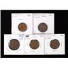 Image 1 : 1832, 1854, 1855 and 1856 Half Cents.,