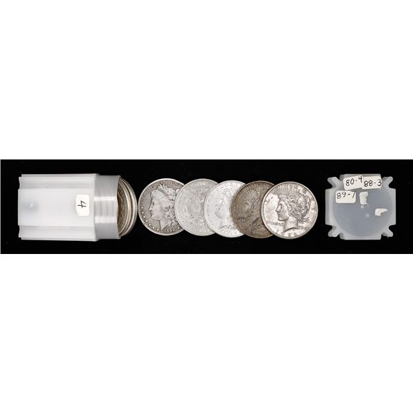 Lot of Circulated Morgan Dollars, 1880-1890 S,