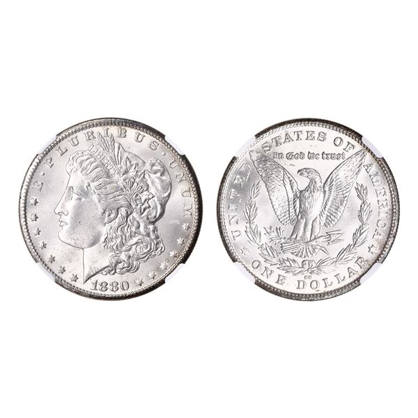 1880-CC $1 Carson City Morgan Dollar NGC MS63