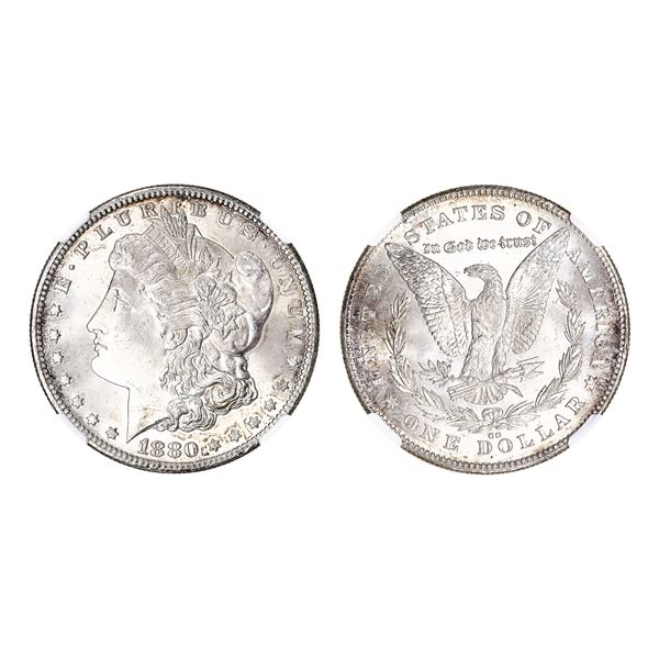 1880-CC $1 Carson City Morgan Dollar NGC MS64