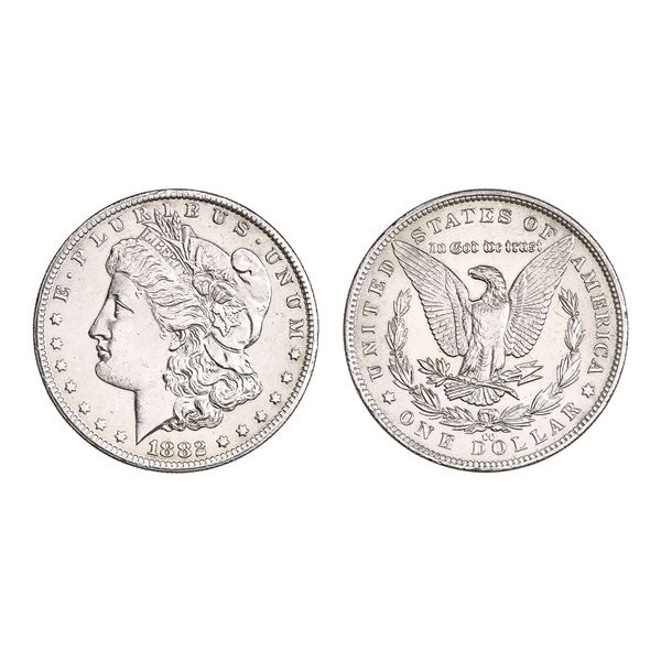 1882-CC Morgan Dollar.,