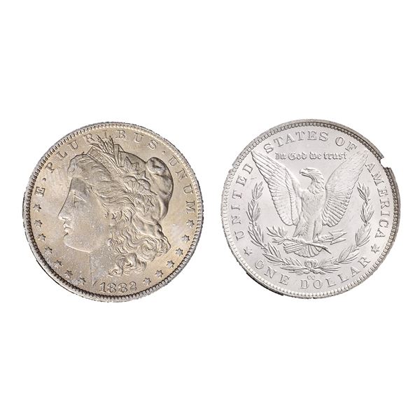 1882-CC GSA Hoard Hard Case Carson City $1 Morgan Dollar Uncirculated.