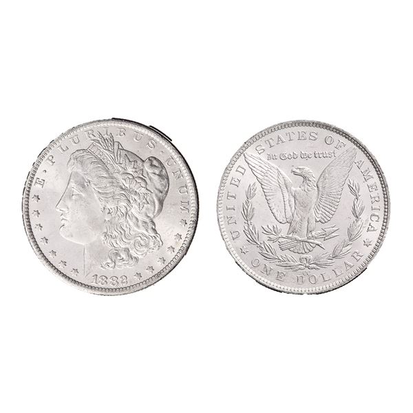 1882-CC GSA Hoard Hard Case Carson City $1 Morgan Dollar Uncirculated NGC MS63