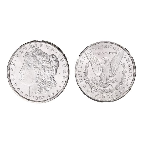 1883-CC GSA Hoard Hard Case Carson City $1 Morgan Dollar Uncirculated