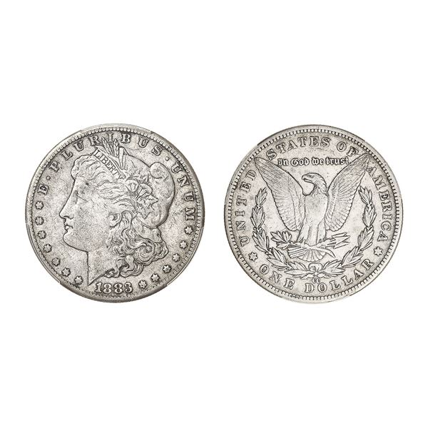 1883-CC $1 Carson City Morgan Dollar PCGS VF35,