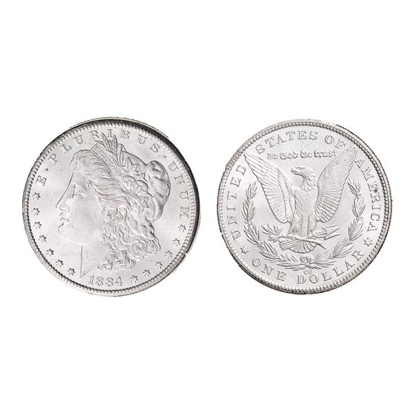 1884-CC GSA Hoard Hard Case Carson City $1 Morgan Dollar Uncirculated.