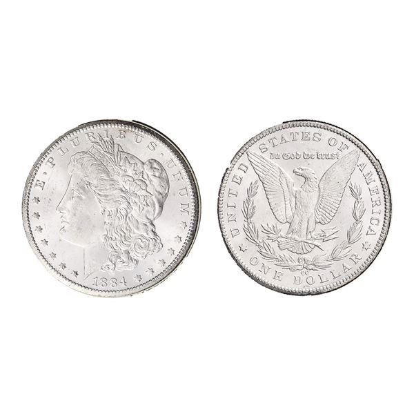 1884-CC GSA Hoard Hard Case Carson City $1 Morgan Dollar Uncirculated.